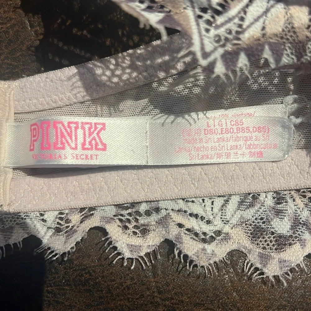 Victoria secret pink Boho Lace Halter Bralette - Picture 12 of 12